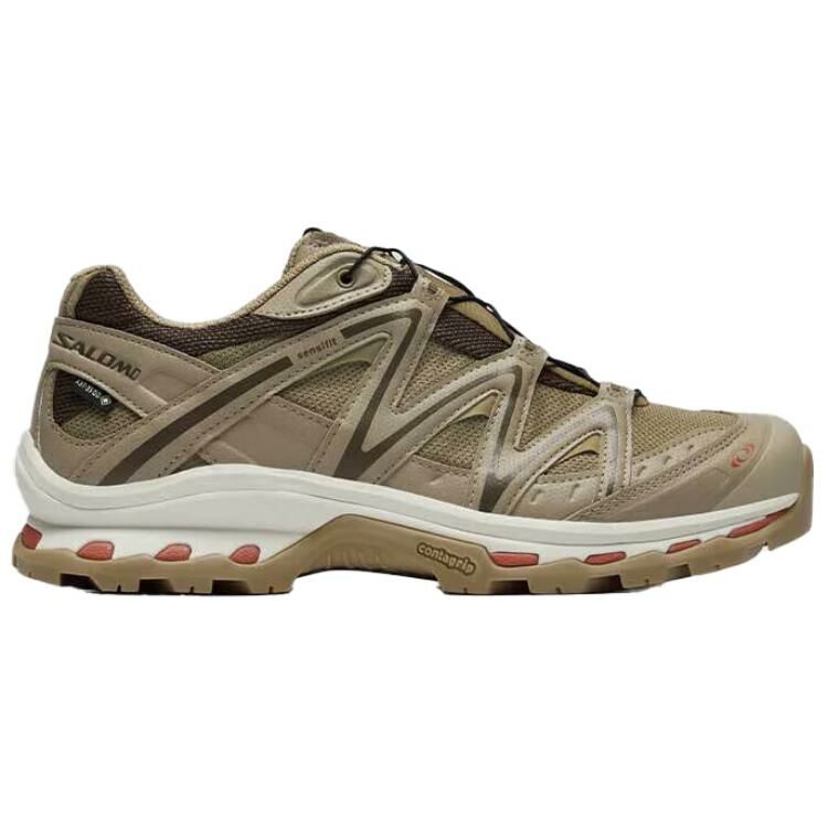 【代購】SALOMON XT-Quest Wear-Resistant Water-Resistant Slip-Resistant Low-Top Outdoor Shoes Unisex Brown Gray