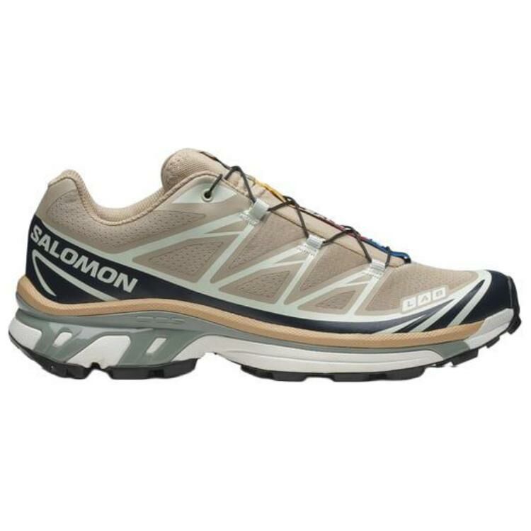 【代購】SALOMON XT-6 Anti-Slip Wear-Resistant Low-Top Running Shoes Unisex Khaki/Black