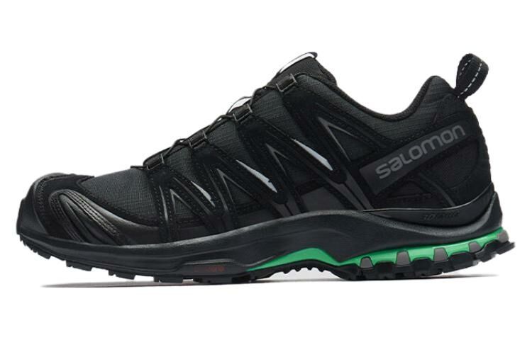 【代購】SALOMON XA PRO 3D Suede Wear-Resistant Low-Top Outdoor Shoes Unisex Black Green