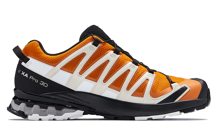 【代購】SALOMON XA Pro 3D V8 Cushioning Anti-Slip And Wear-Resistant Low-Top Hiking Shoes Mandarin Orange Jam Color