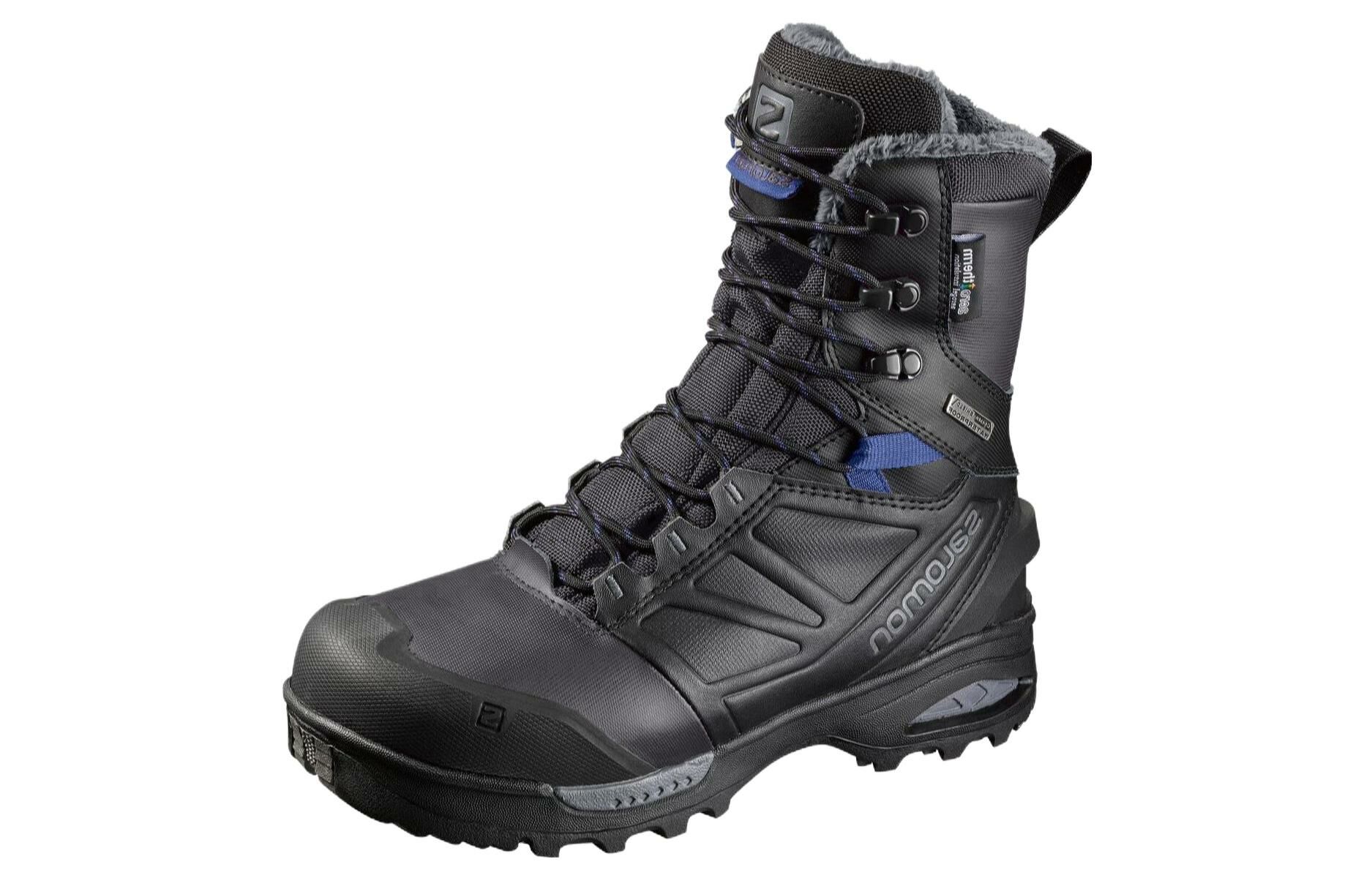 【代購】SALOMON Toundra Pro Waterproof And Wear-resistant Knee-High Outdoor Boots Women's Black