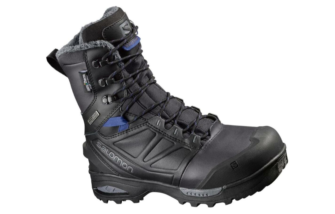 【代購】SALOMON Toundra Pro Waterproof And Wear-resistant Knee-High Outdoor Boots Women's Black