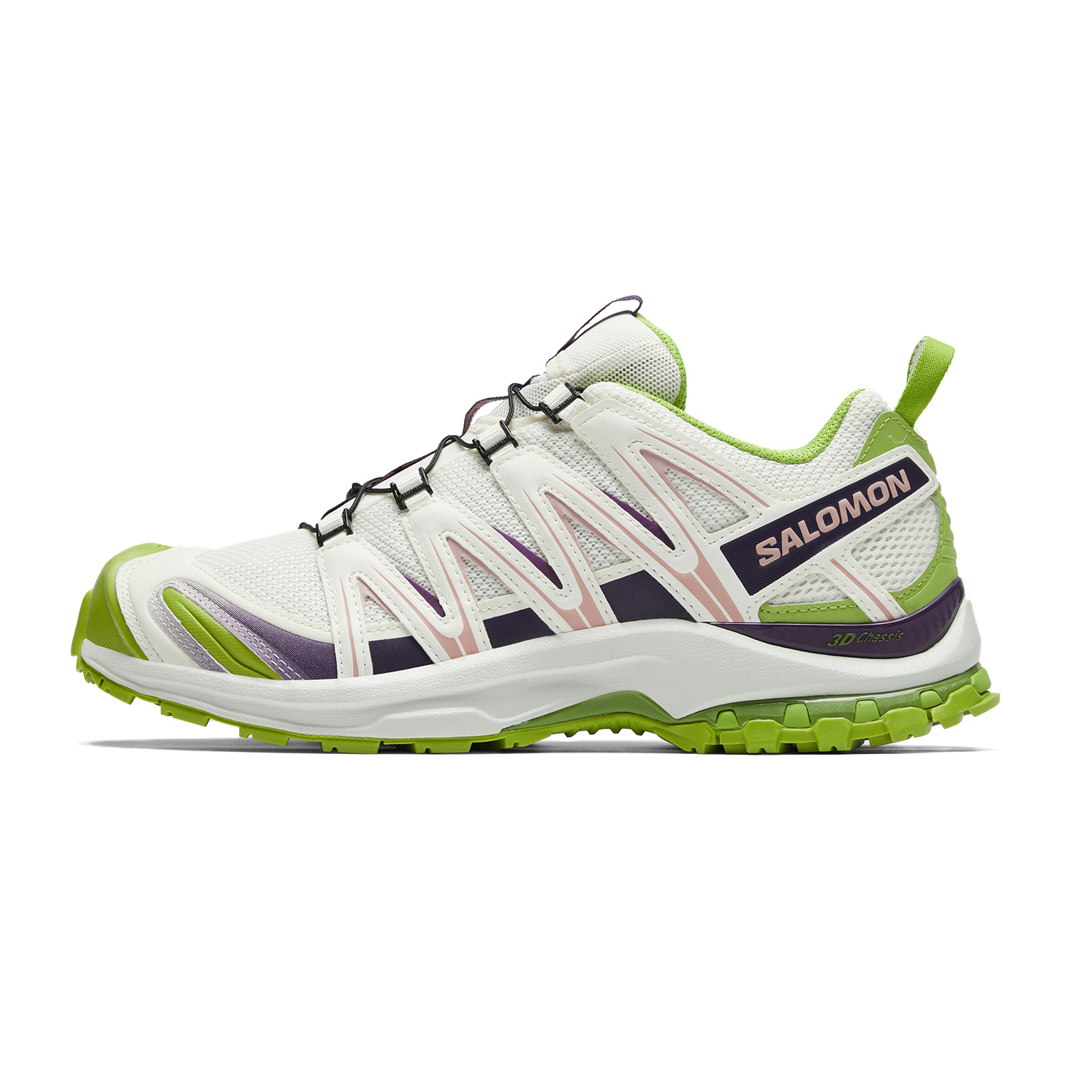 【代購】SALOMON XA PRO 3D Anti-Slip Wear-Resistant Low-Top Trekking Shoes Unisex White Green