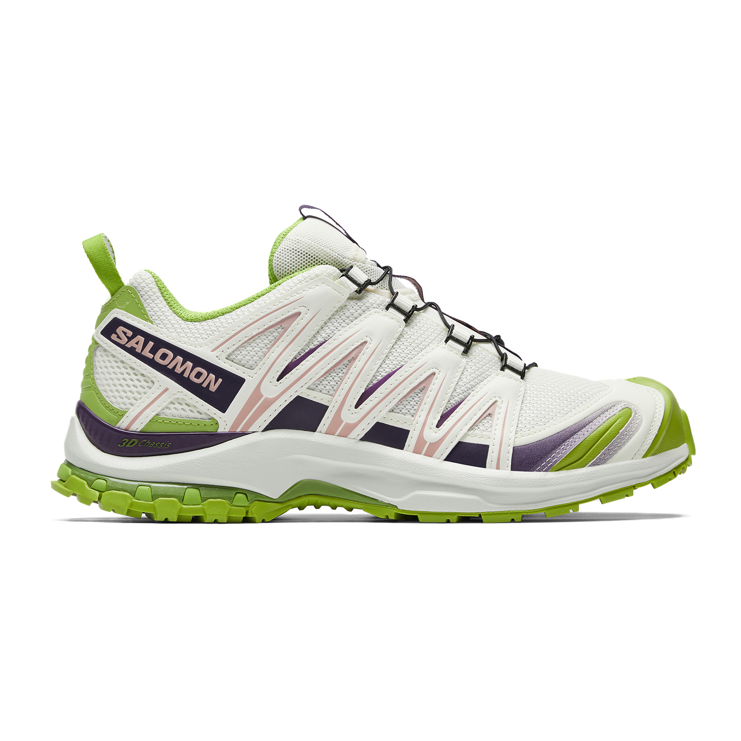 【代購】SALOMON XA PRO 3D Anti-Slip Wear-Resistant Low-Top Trekking Shoes Unisex White Green