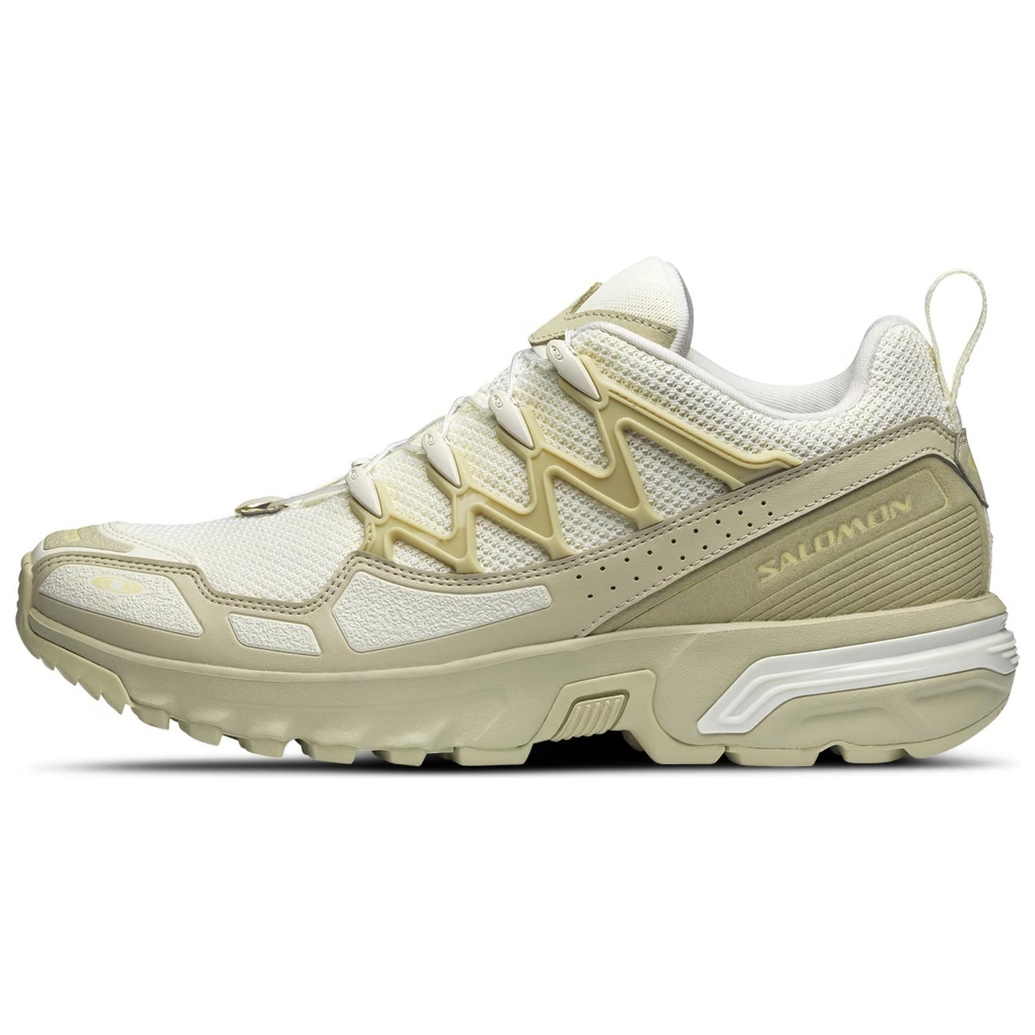 【代購】SALOMON ACS + Anti-Slip Wear-Resistant Low-Top Trail Running Running Shoes Unisex White Green