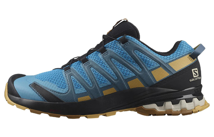 【代購】SALOMON XA Pro 3D V8 Wear-Resistant Low-Top Running Shoes Men's Blue Black