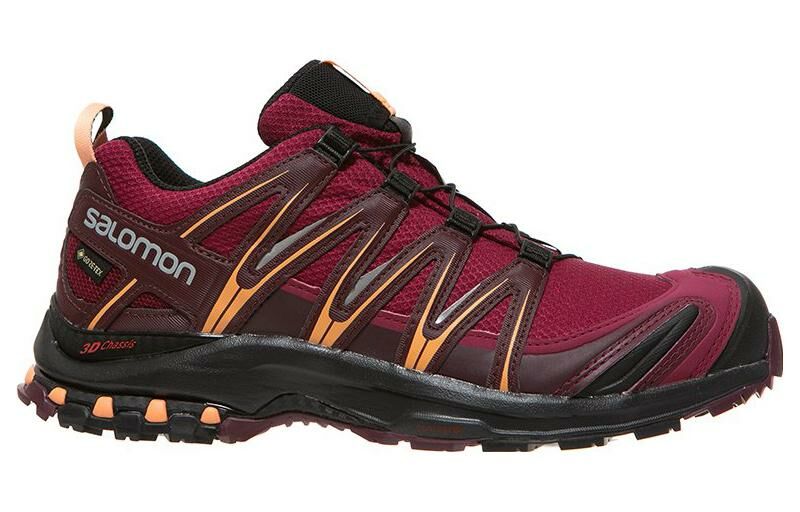 【代購】SALOMON XA Pro 3D V9 Gore Te Durable Breathable Low-Top Outdoor Shoes Unisex Burgundy