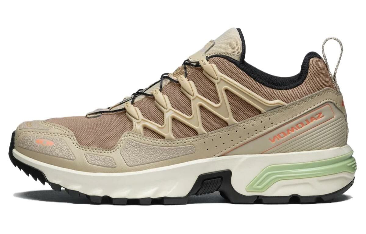 【代購】SALOMON ACS + Cushioning Wear-Resistant Low-Top Outdoor Shoes Unisex Beige Brown