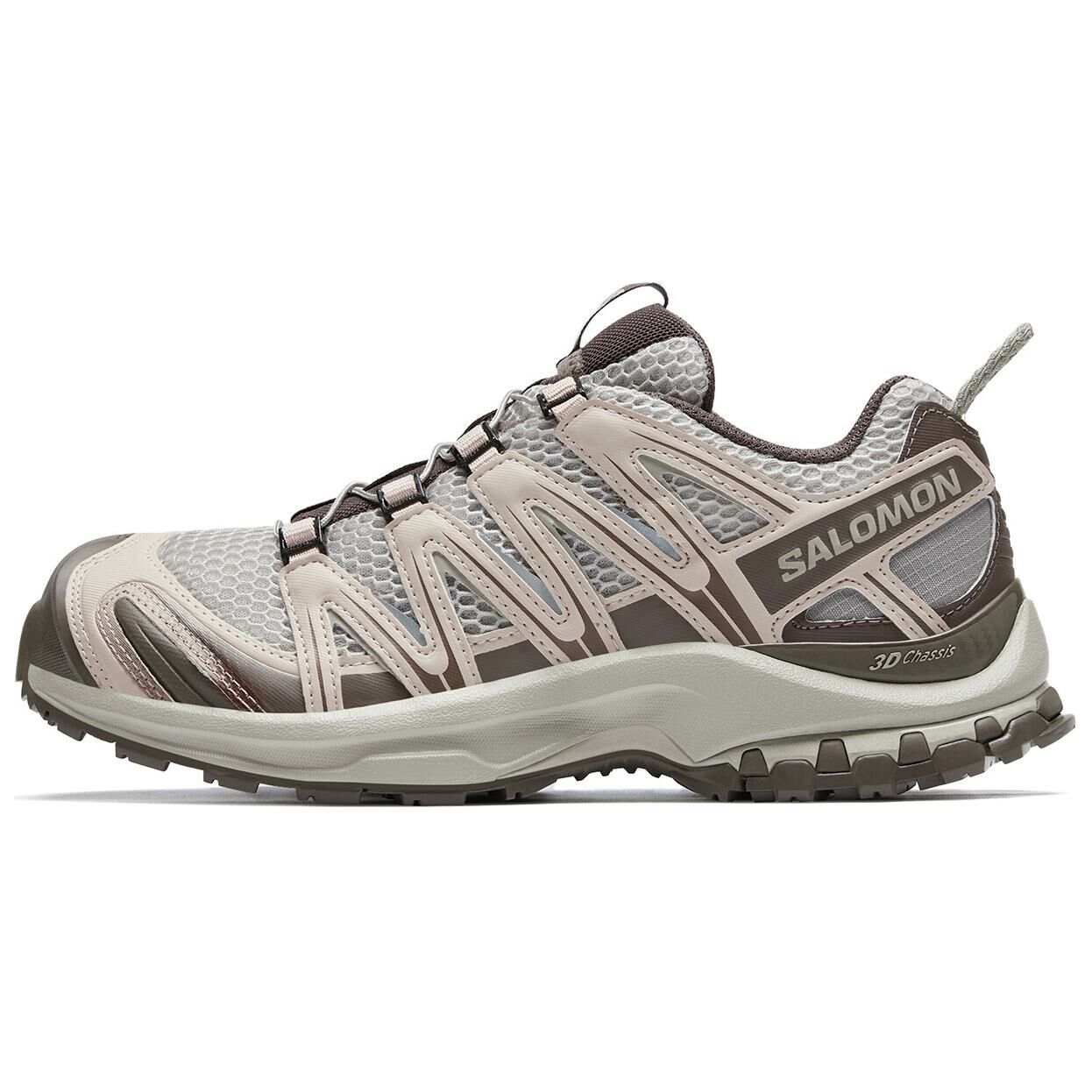 【代購】SALOMON XA PRO 3D Low-Top Trekking Shoes Unisex Silver Gray Cloud Iron Gray Serene Purple