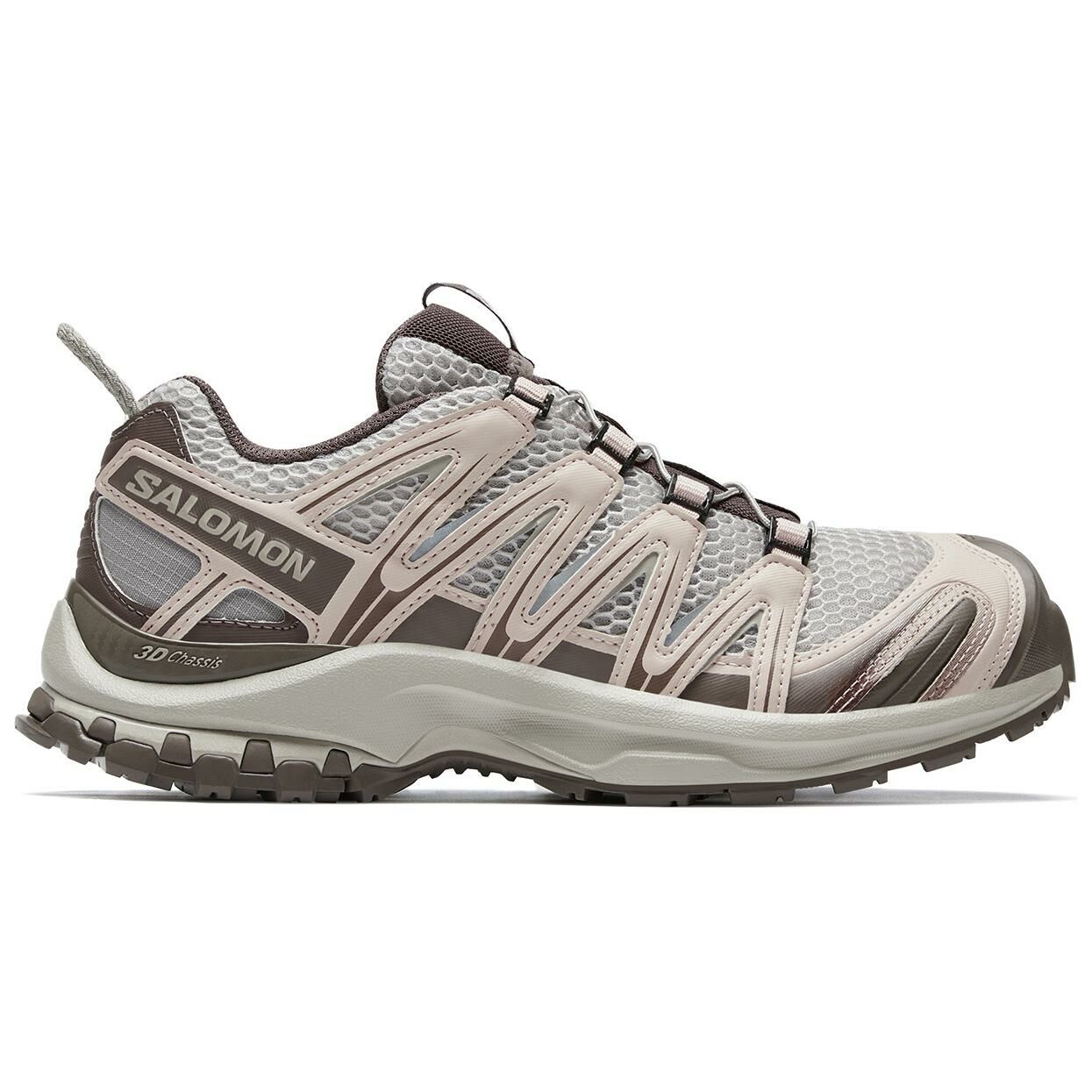 【代購】SALOMON XA PRO 3D Low-Top Trekking Shoes Unisex Silver Gray Cloud Iron Gray Serene Purple