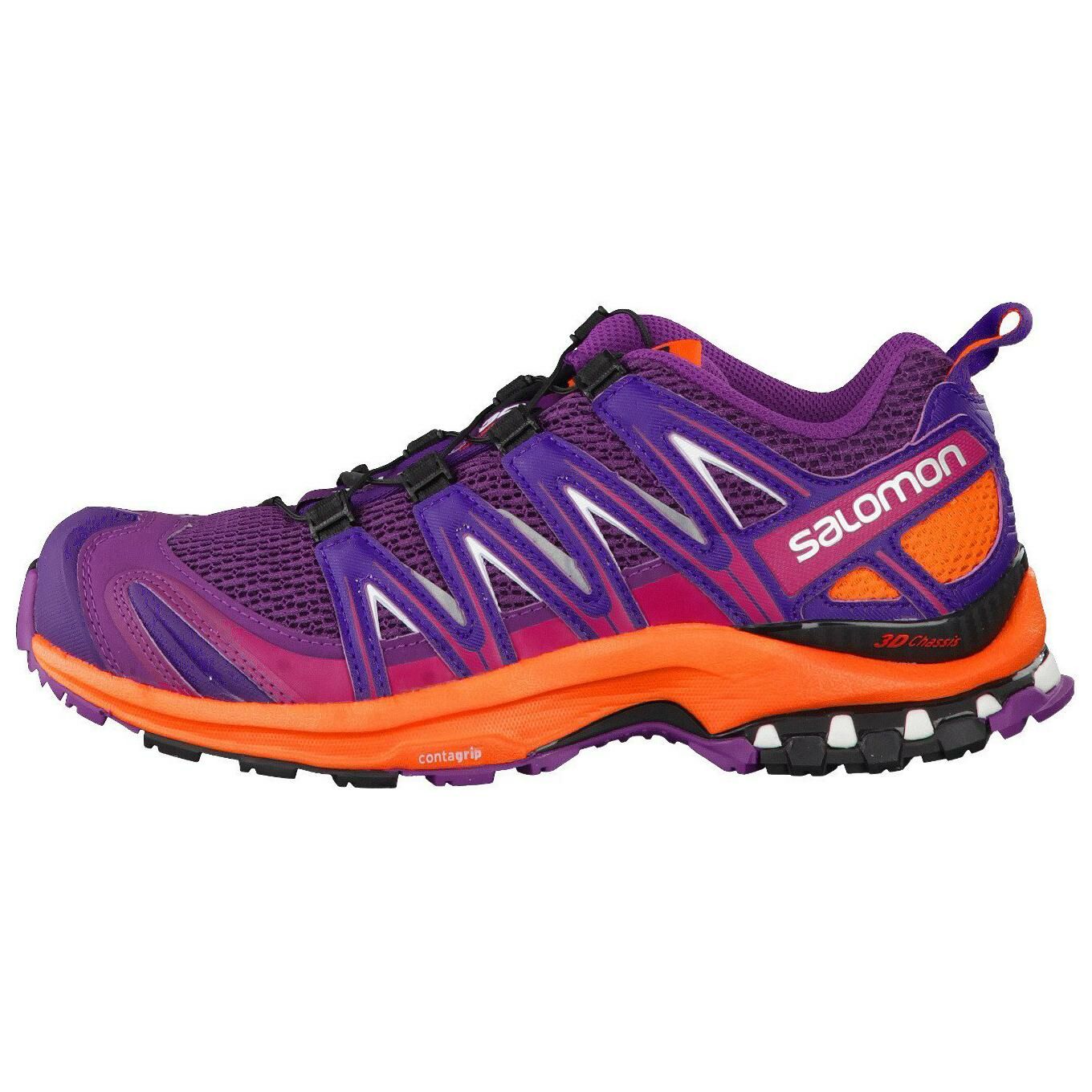 【代購】SALOMON XA PRO 3D Slip-Resistant Breathable Low-Top Trail Running Running Shoes Unisex Purple