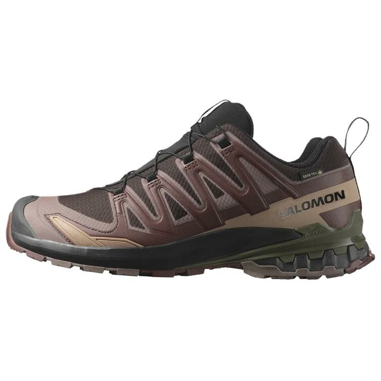 【代購】SALOMON XA Pro 3D V9 Anti-Slip Wear-Resistant Low-Top Trail Running Running Shoes Men's Coffee Brown