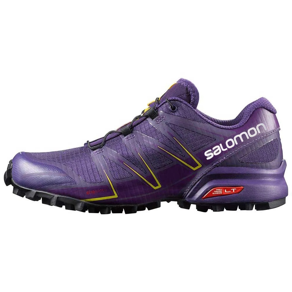 【代購】SALOMON SPEEDCROSS PRO Slip-Resistant Breathable Low-Top Running Shoes Women's Purple