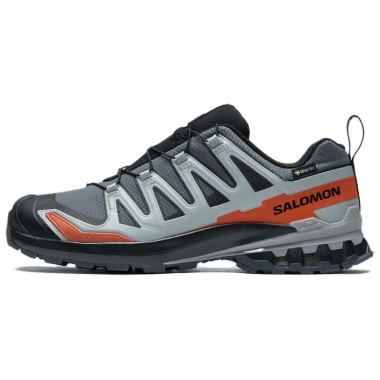 【代購】SALOMON XA Pro 3D V9 Anti-Slip Wear-Resistant Low-Top Trekking Shoes Men's Gray Blue