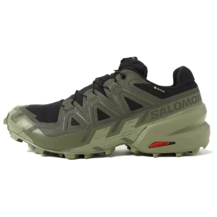 【代購】SALOMON Speedcross 6 Waterproof And Breathable Low-Top Trail Running Running Shoes Men's Jasper
