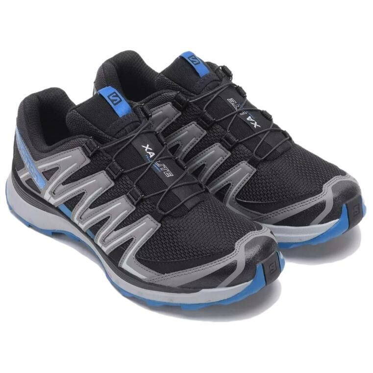 【代購】SALOMON XA LITE Anti-Slip Wear-Resistant Low-Top Hiking Shoes Men's Black Gray Color