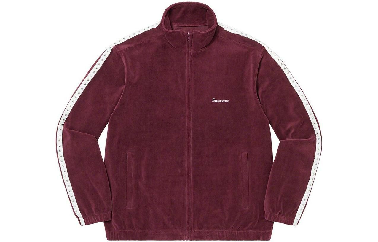 【代購】Supreme Studded Velour Track Jacket