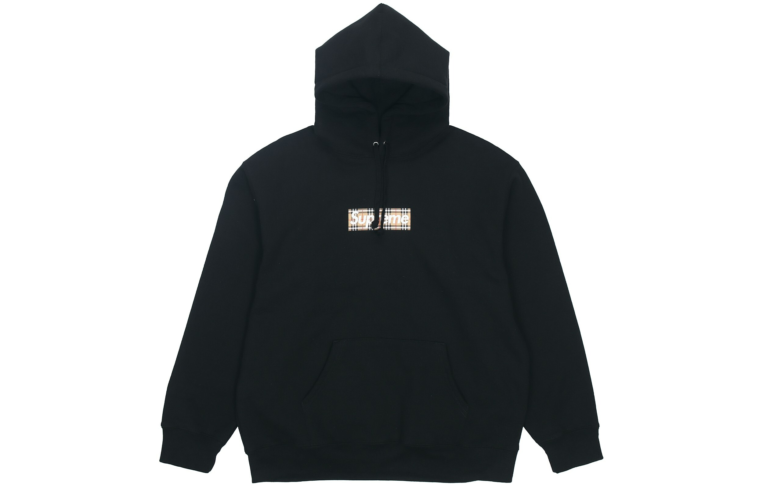 代購】Supreme Burberry Box Logo Hooded Sweatshirt