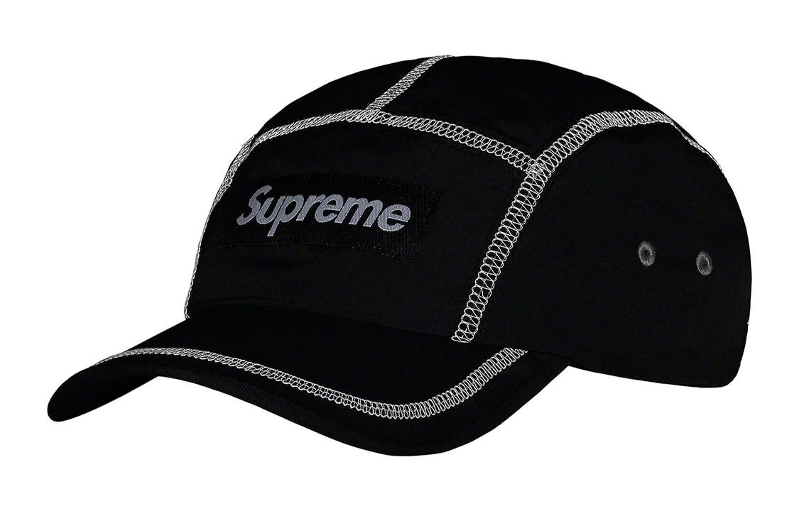 【代購】Supreme Reflective Stitch Camp Cap