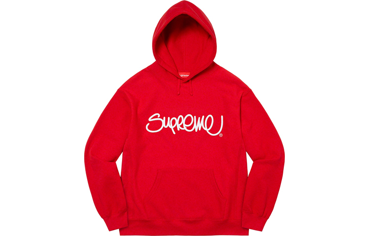 【代購】Supreme Raised Handstyle Hooded Sweatshirt