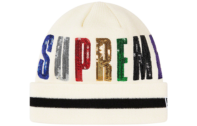 【代購】Supreme New Era Sequin Beanie