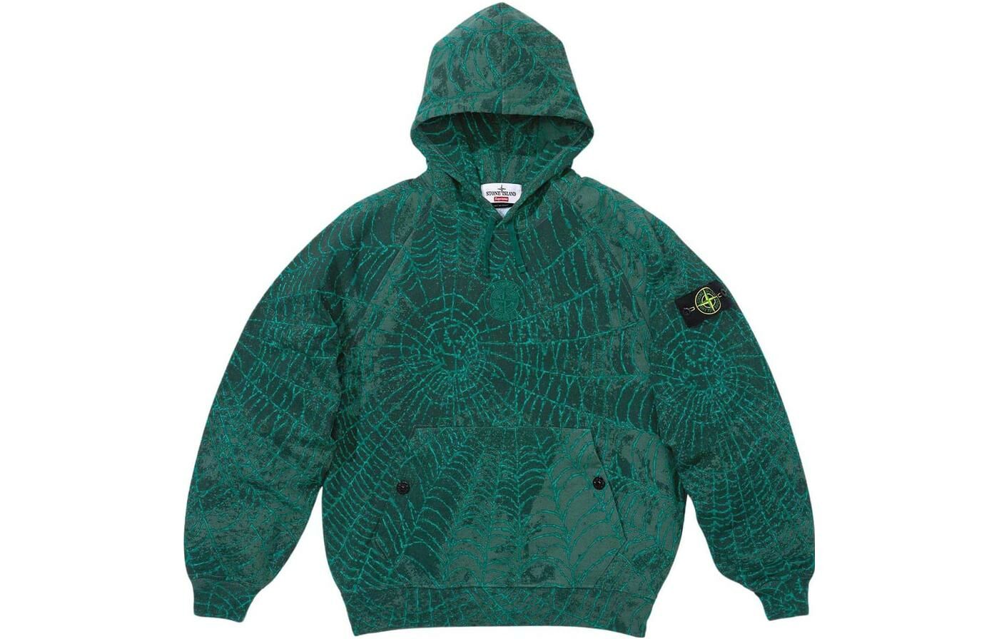 【代購】Supreme Stone Island Hooded Sweatshirt FW23