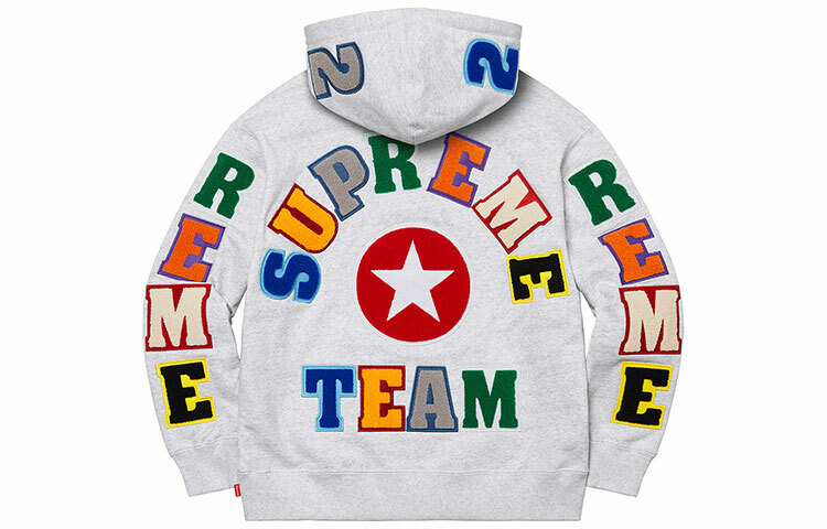 【代購】Supreme Team Chenille Hooded Sweatshirt