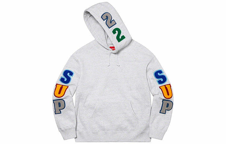 【代購】Supreme Team Chenille Hooded Sweatshirt
