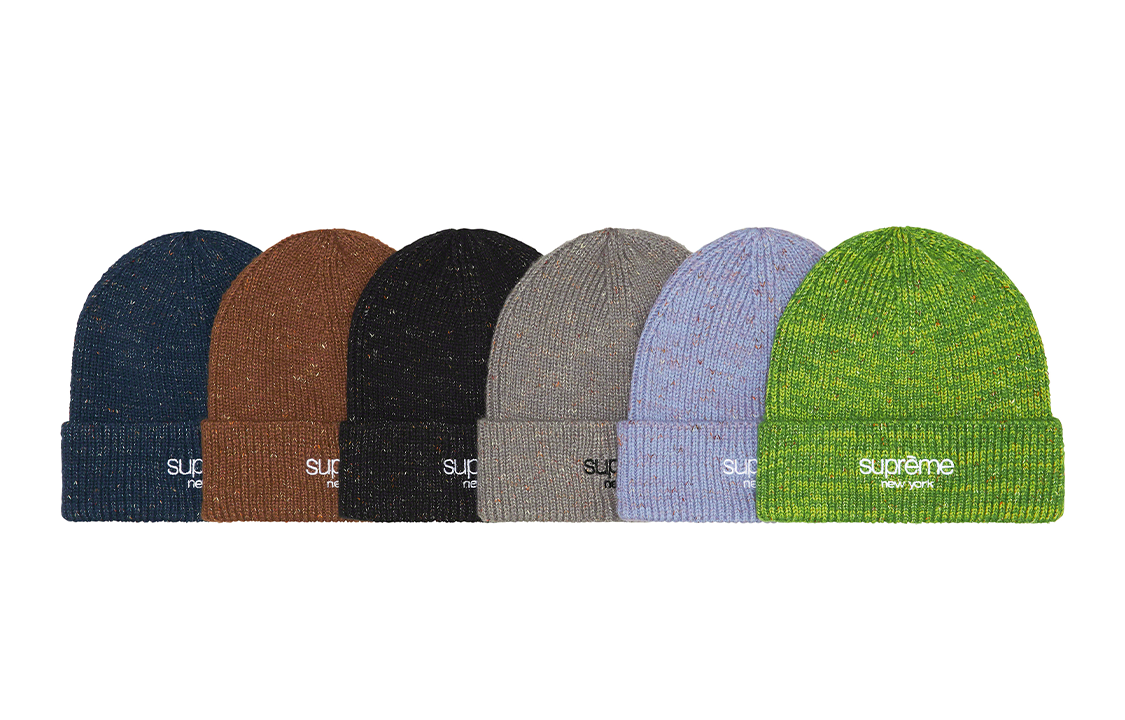 【代購】Supreme Rainbow Speckle Beanie FW22