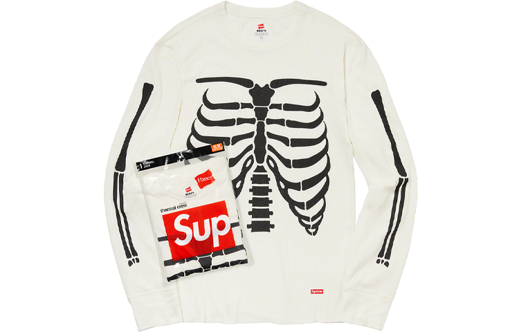 【代購】Supreme Hanes Bones Thermal Crew 1 Pack