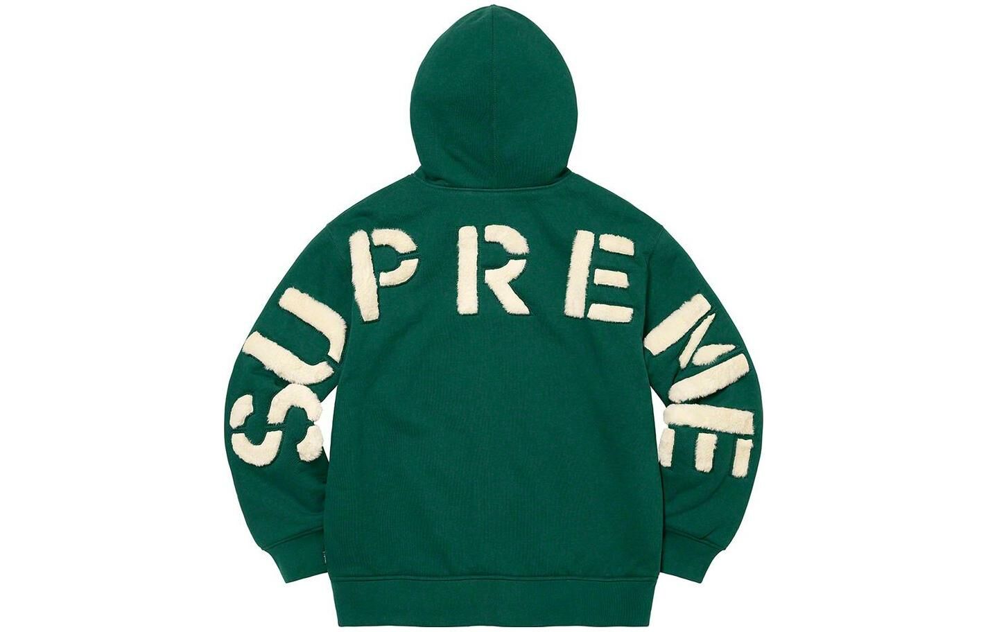 【代購】Supreme Faux Fur Lined Zip Up Hooded Sweatshirt