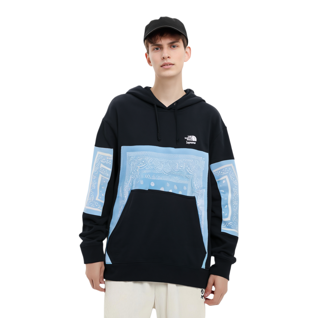 【代購】Supreme The North Face Bandana Hooded Sweatshirt
