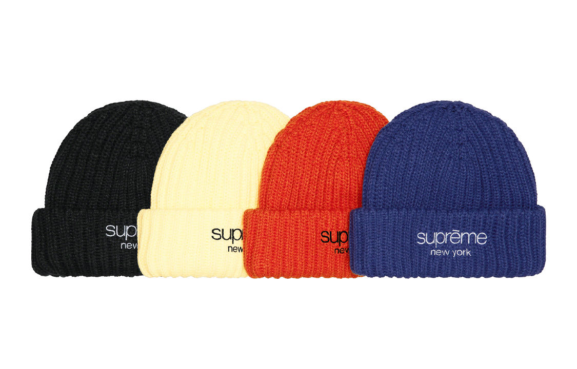 【代購】Supreme Ribbed Beanie FW22