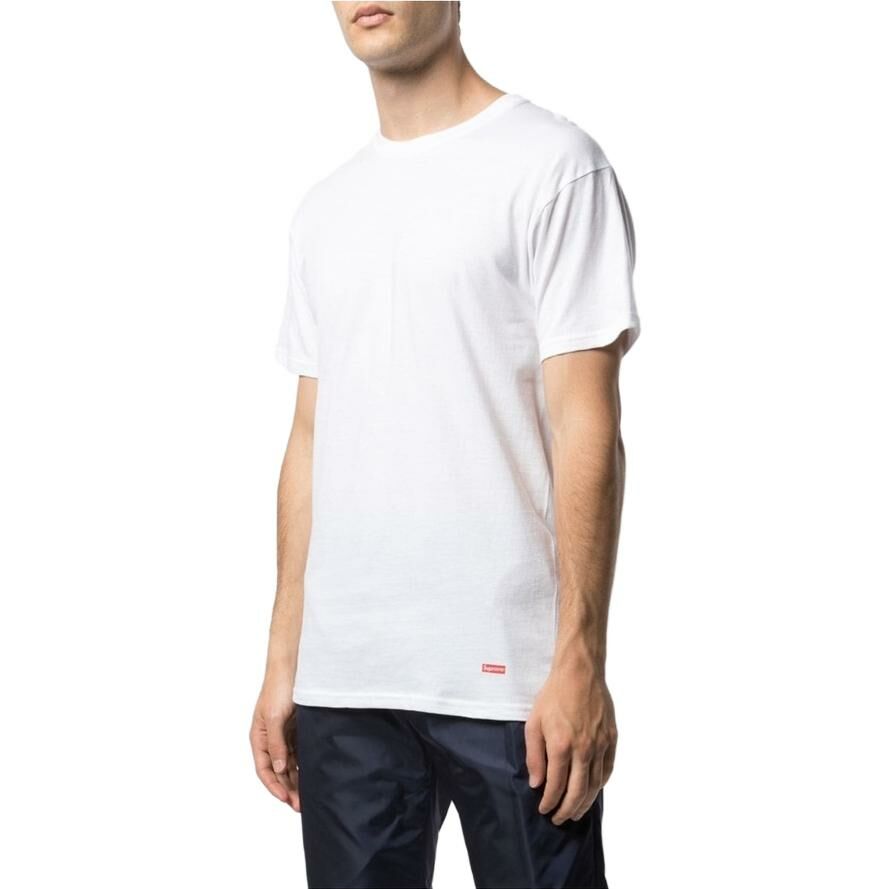 【代購】Supreme X Hanes Tagless Tees 3 Pack