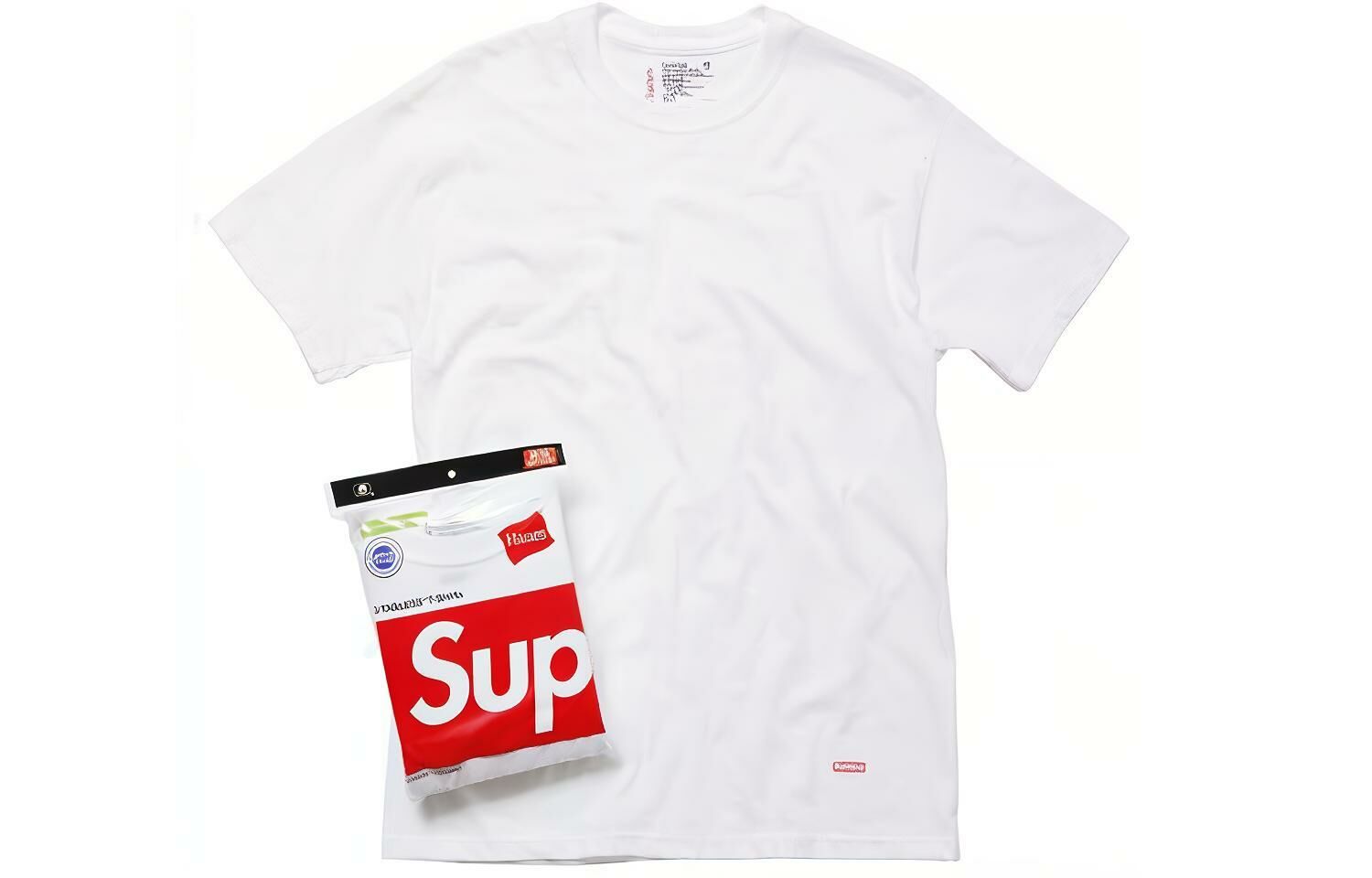 【代購】Supreme X Hanes Tagless Tees 3 Pack