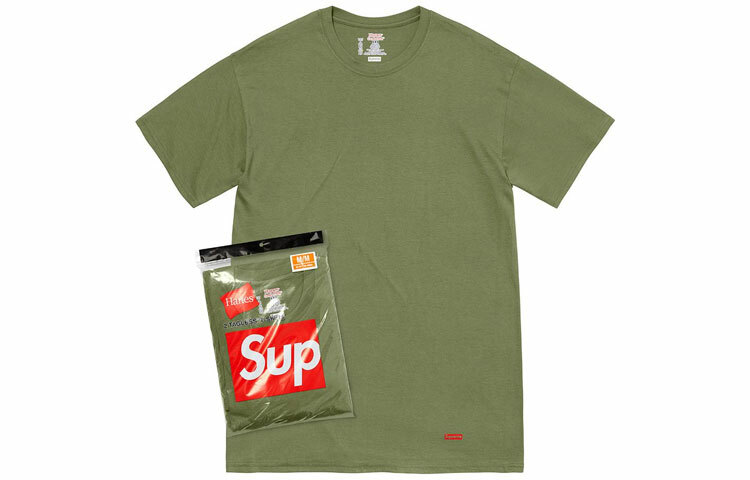 【代購】Supreme Hanes Tagless Tees 2 Pack