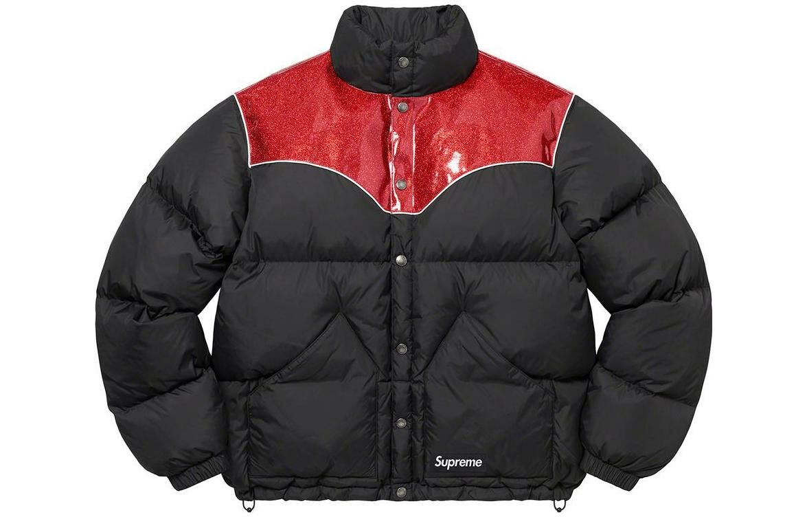 【代購】Supreme Glitter Yoke Down Puffer Jacket