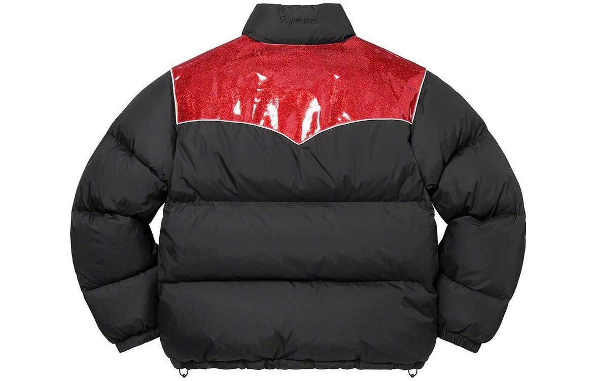 【代購】Supreme Glitter Yoke Down Puffer Jacket