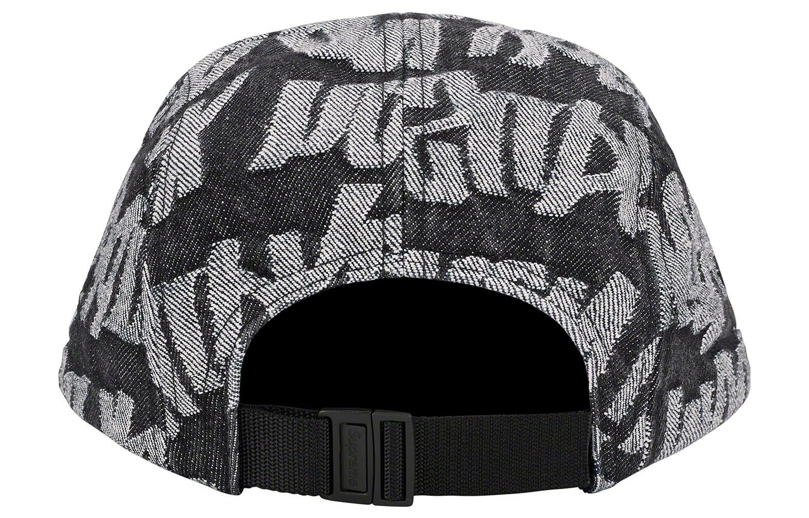 【代購】Supreme Fat Tip Jacquard Denim Camp Cap