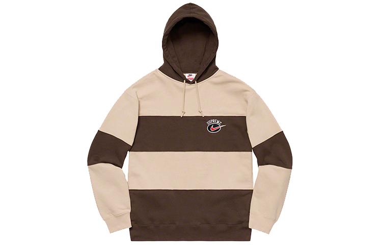 【代購】Supreme Nike Stripe Hooded Sweatshirt