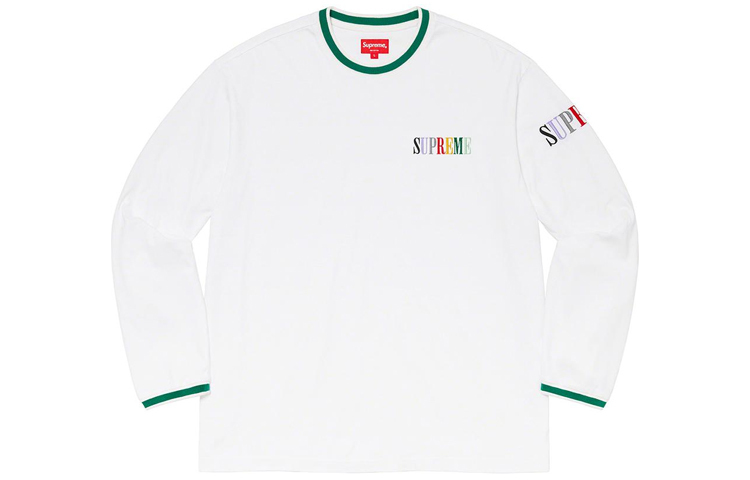 【代購】Supreme Multi Color Logo L/S Top