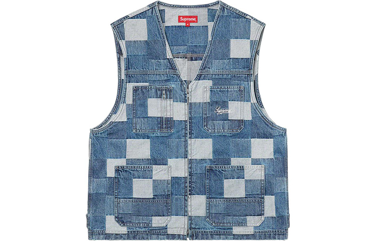 【代購】Supreme Patched Denim Vest