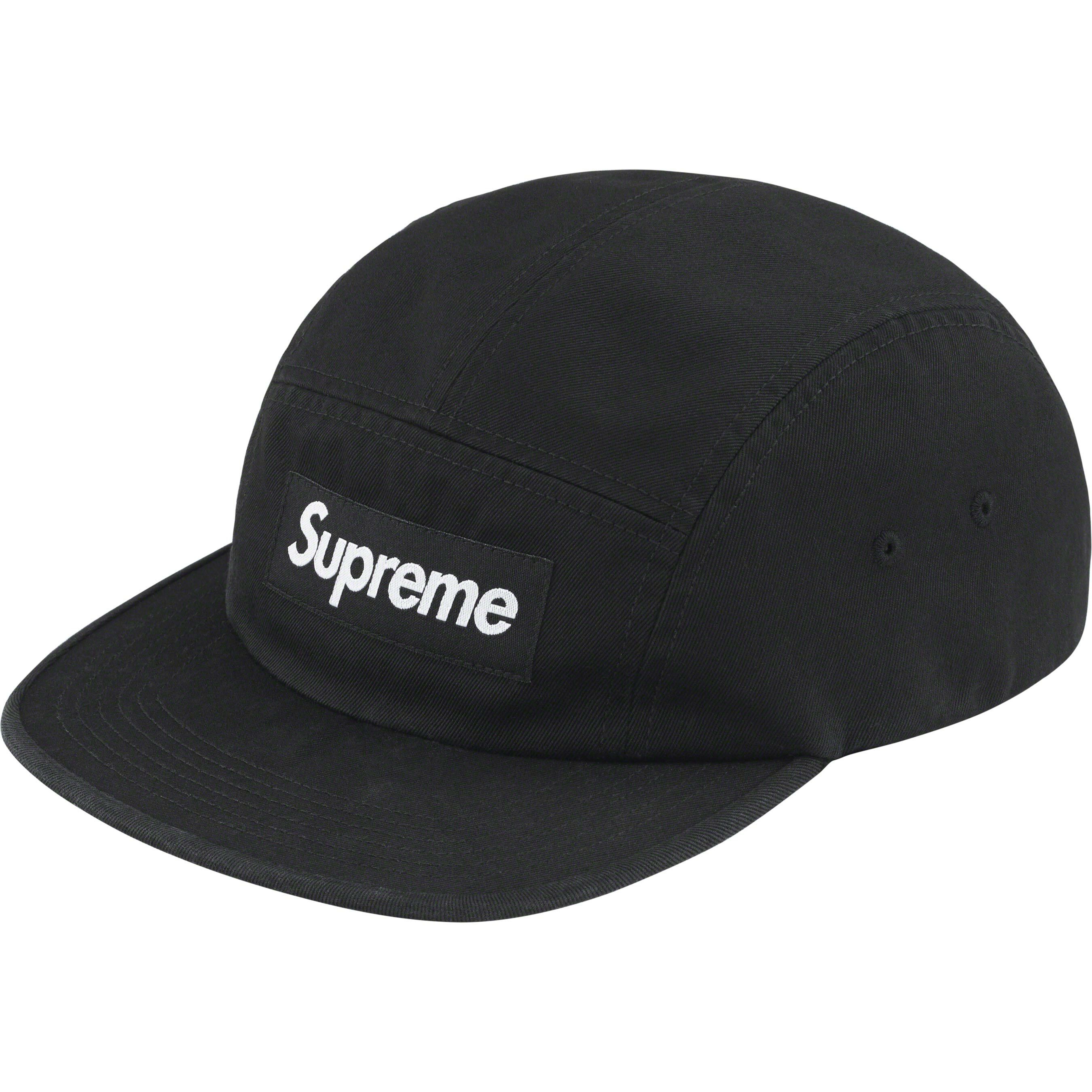 【代購】Supreme Washed Chino Twill Camp Cap FW23