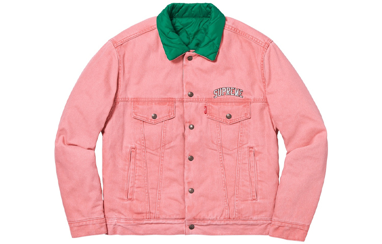【代購】Supreme Levi's Quilted Reversible Trucker Jacket