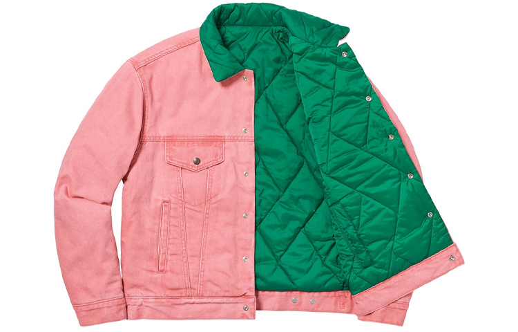 【代購】Supreme Levi's Quilted Reversible Trucker Jacket