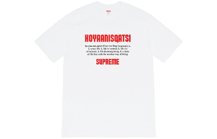 【代購】Supreme Koyaanisqatsi Tee