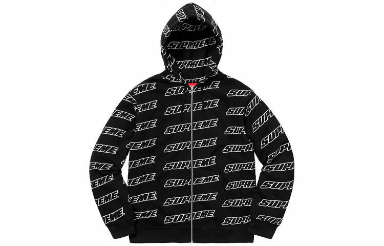 【代購】Supreme Repeat Zip Up Hooded Sweatshirt