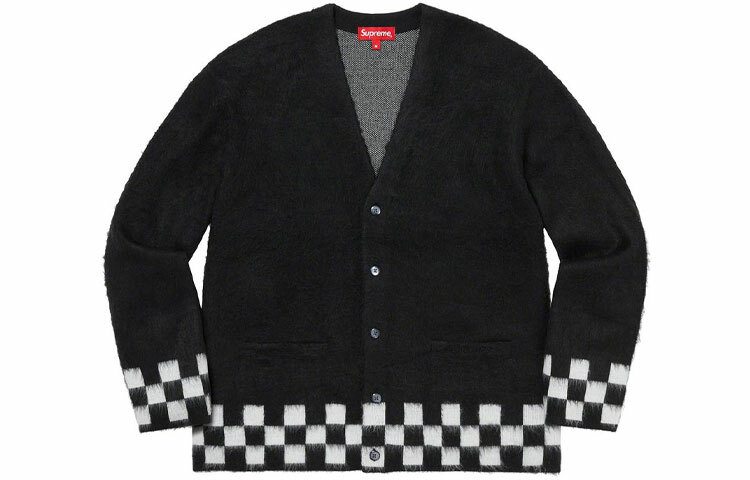 【代購】Supreme Brushed Checkerboard Cardigan