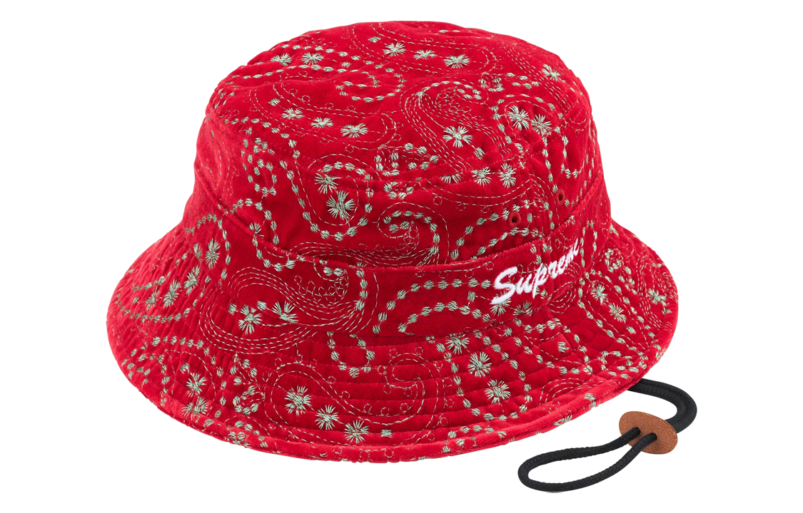 【代購】Supreme Velvet Paisley Boonie