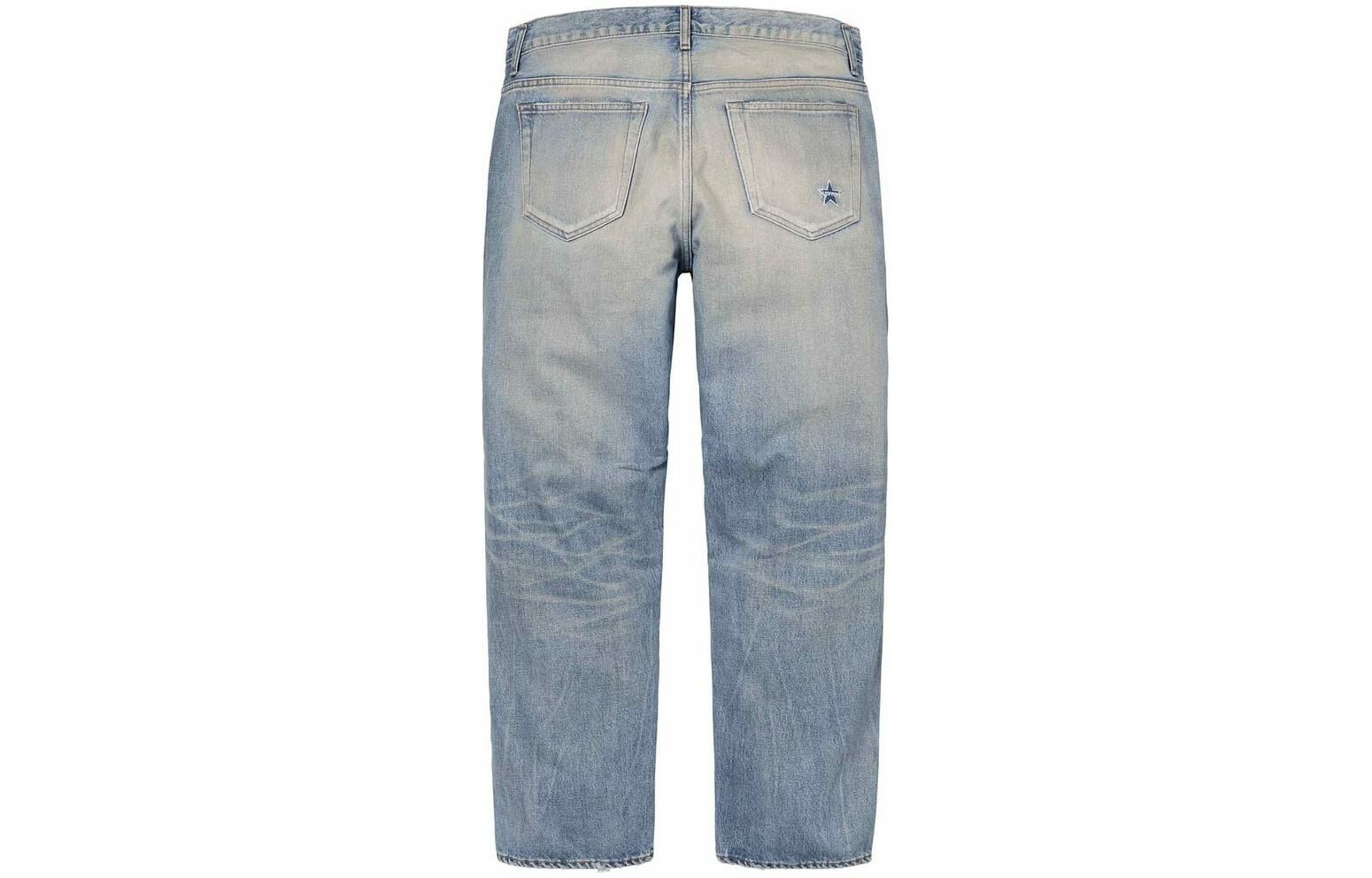 【代購】Supreme Distressed Loose Fit Selvedge Jean FW24